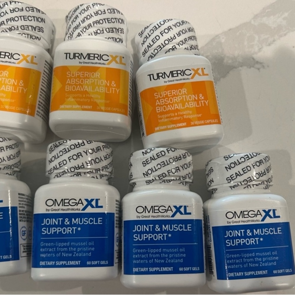 Turmeric XL , and Omega XL